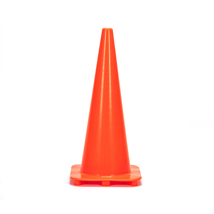 RC700A-3 CONO DE TRÁFICO DE PVC NARANJA MACIZO